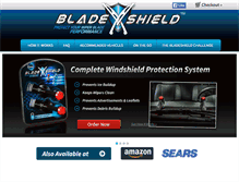 Tablet Screenshot of bladeshield.com